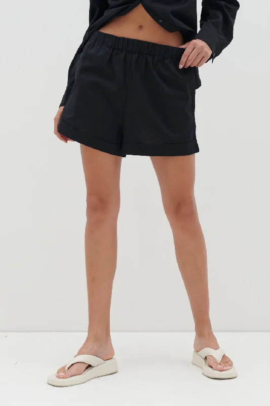 Emery Boxy Shorts - Black