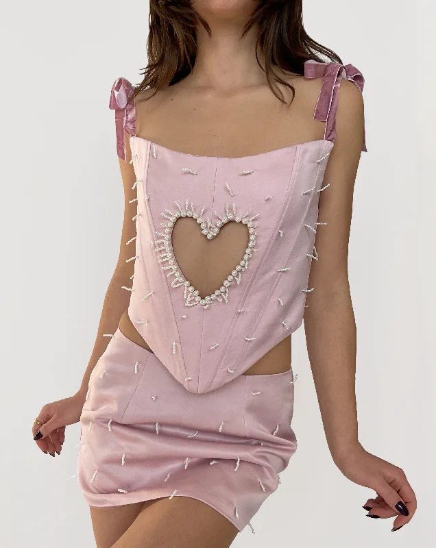 heart-pink-satin-top-and-skirt