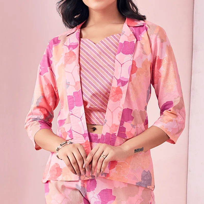 peach-floral-printed-pure-cotton-co-ord-set-with-jacket