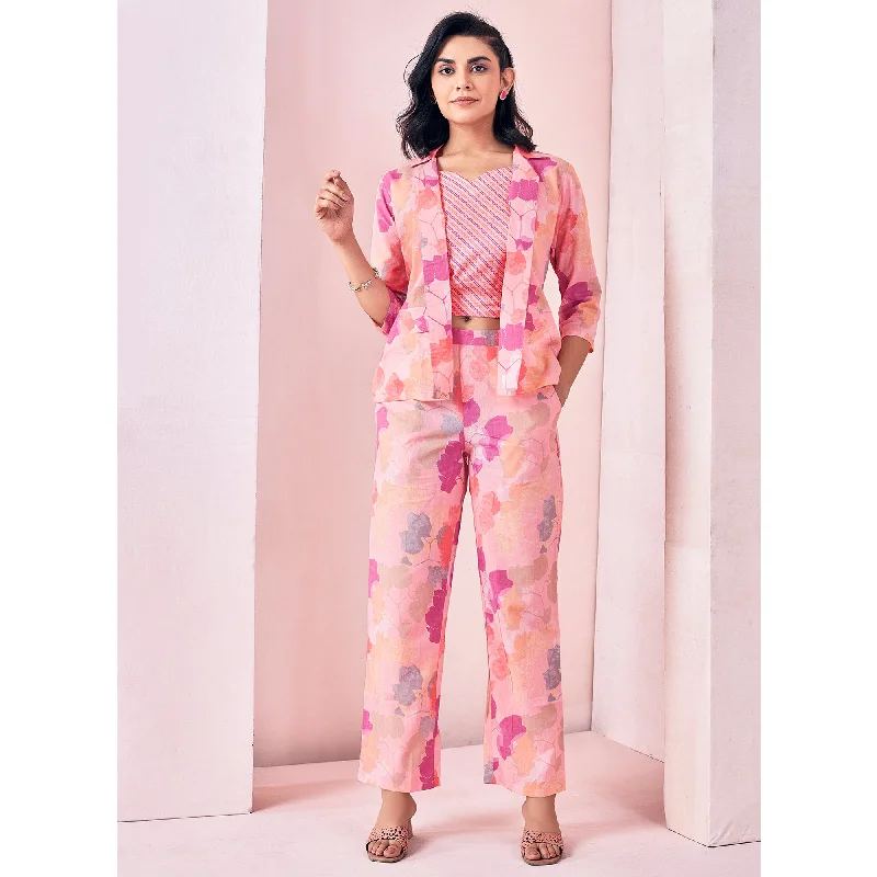 peach-floral-printed-pure-cotton-co-ord-set-with-jacket