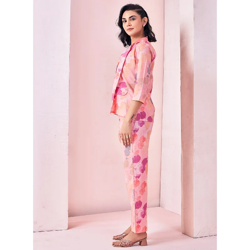 peach-floral-printed-pure-cotton-co-ord-set-with-jacket