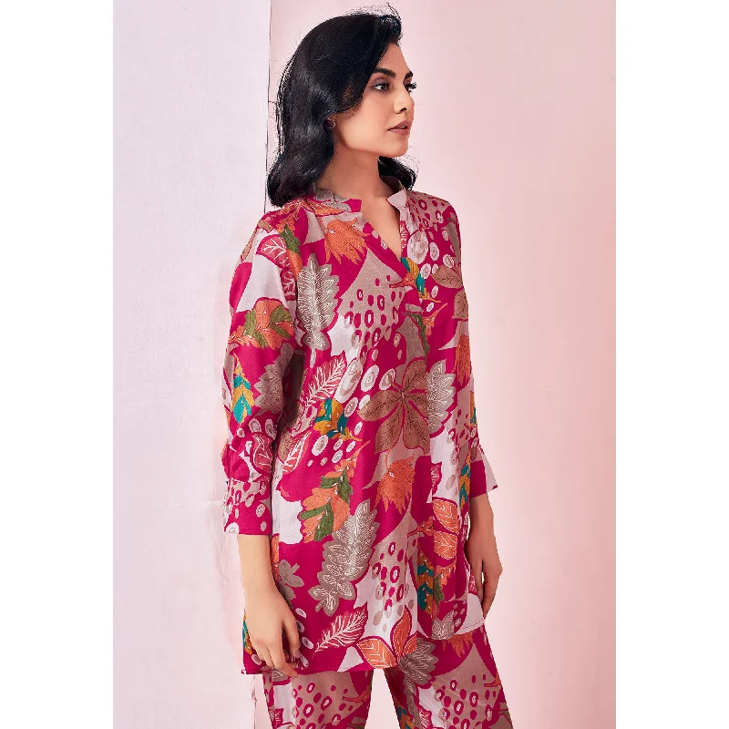 rani-pink-printed-muslin-co-ord-set