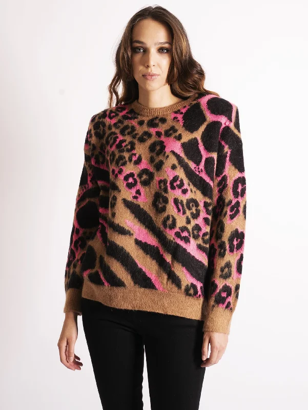 Maglia Animalier Multicolor