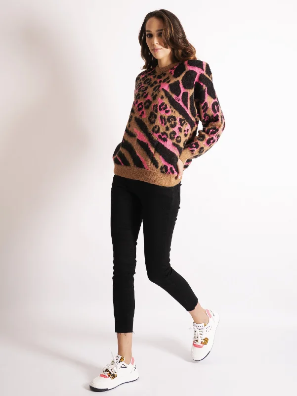 Maglia Animalier Multicolor