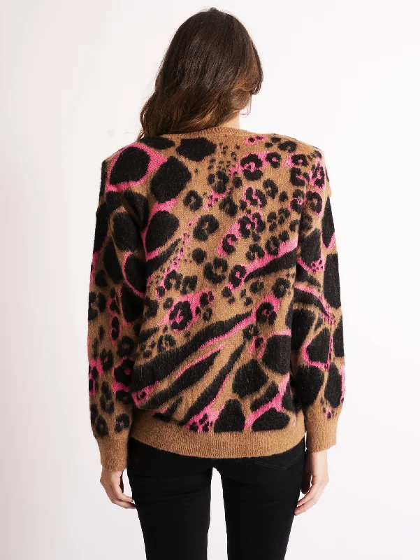 Maglia Animalier Multicolor