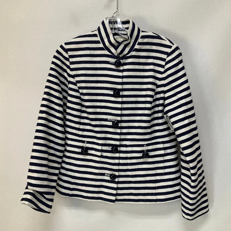 Blue & White Blazer Sail To Sable, Size S