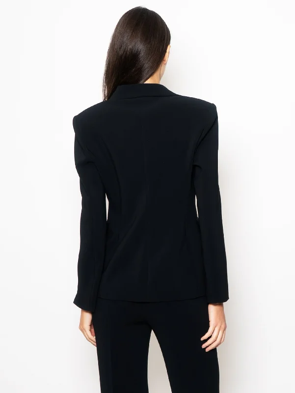 Blazer in Crepe Stretch Nero