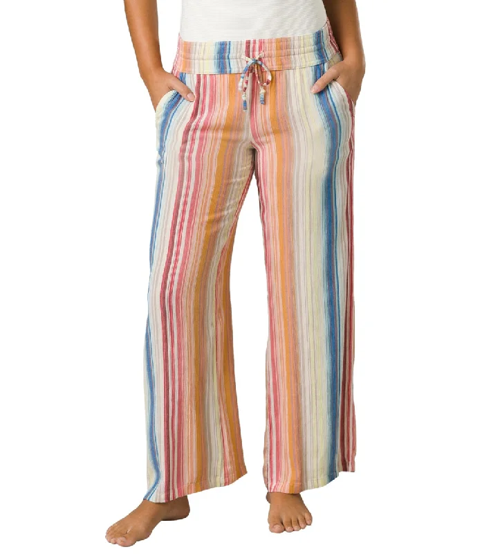 prAna Fernie Cover Up Beach Pant Multi Baja Stripe