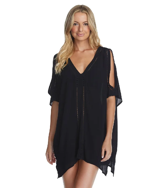 Raisins Women's Samba Caftan Cover Up Black Ash