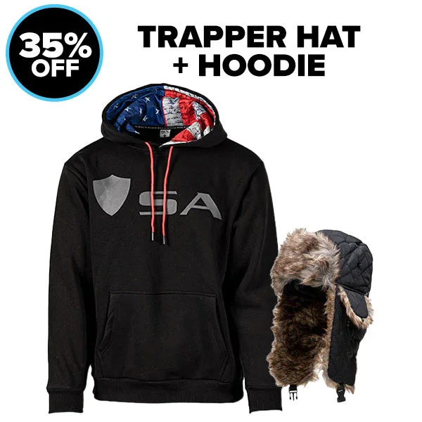 Hoodie + Trapper Hat