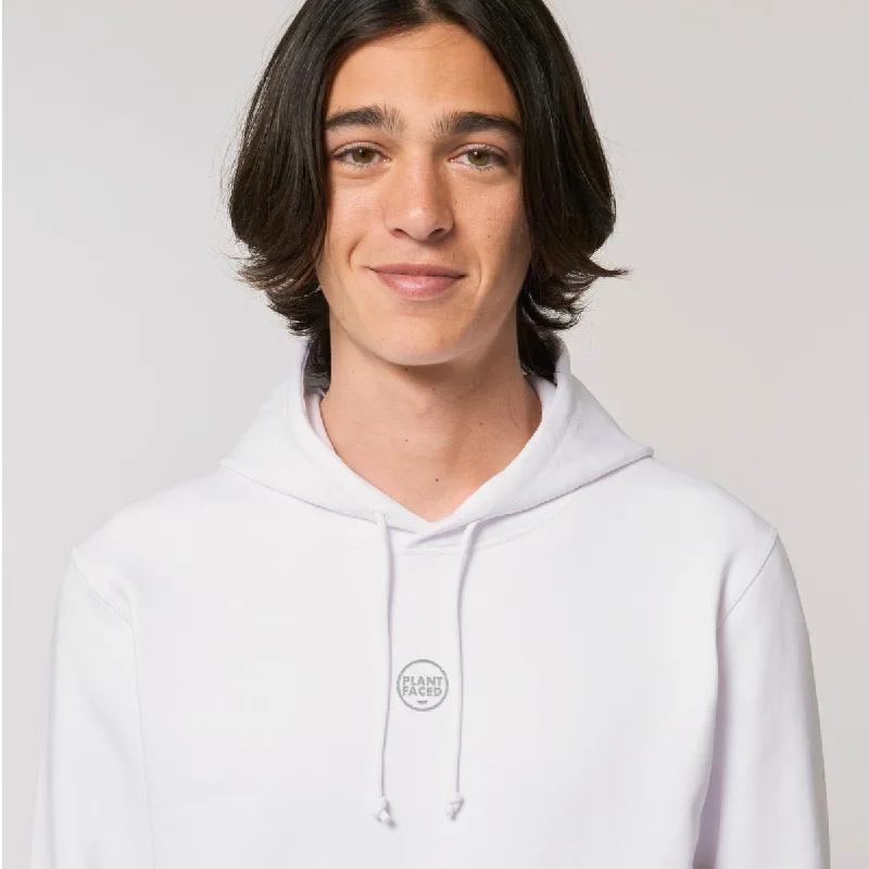 The Classics Hoodie - Embroidered Logo - Frost White - ORGANIC X RECYCLED