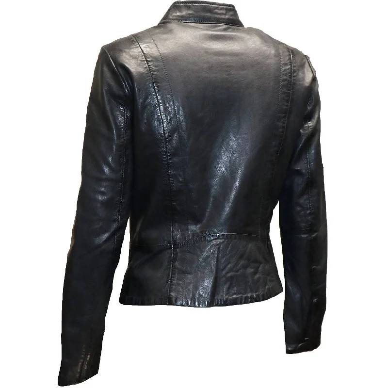 Mauritius Women's Chessy Scuba Leather Jacket