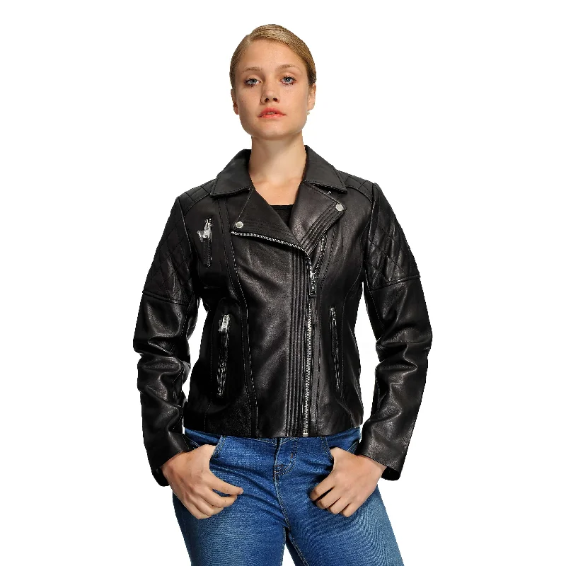 Michael Kors Women's Moto Leather Jacket