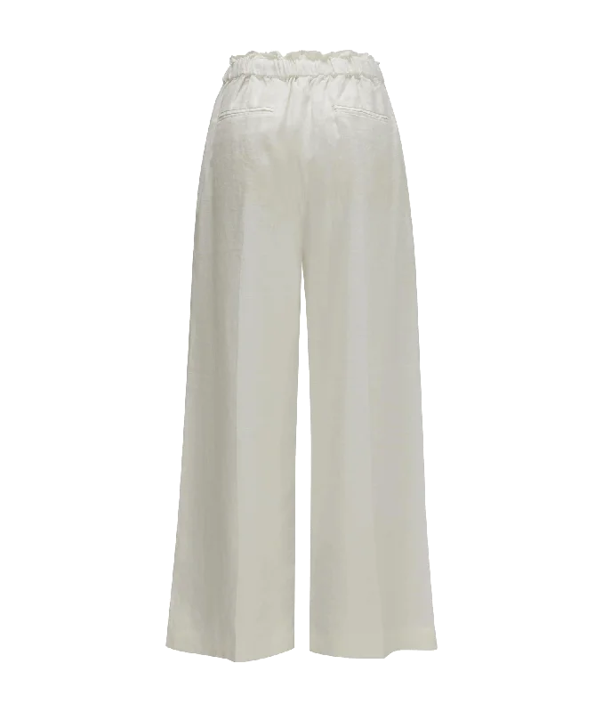 Linen Trousers - White