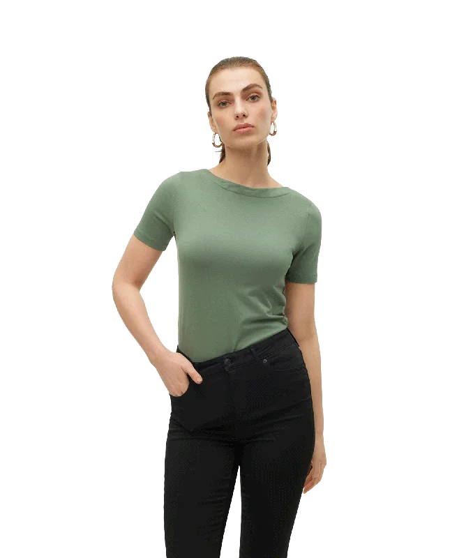 Panda Modal S/S Top - Green