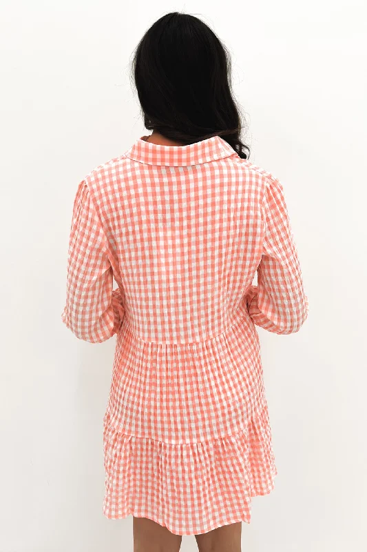 Alora Shirt Dress Pink