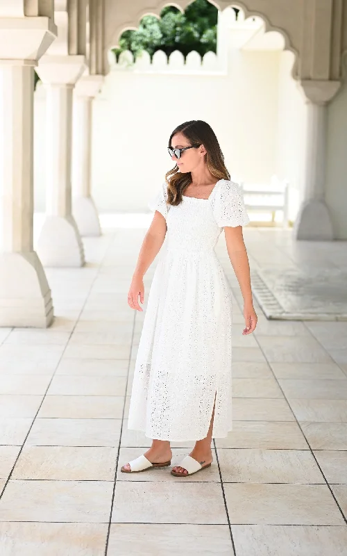 Amalfi Dress - White