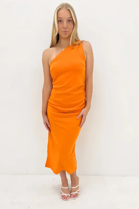 Blayke Midi Dress Orange