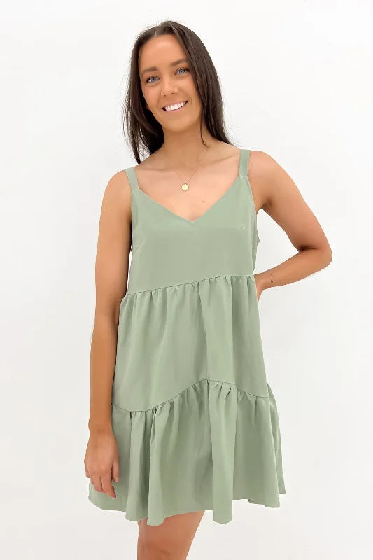 Dayla Mini Dress Sage