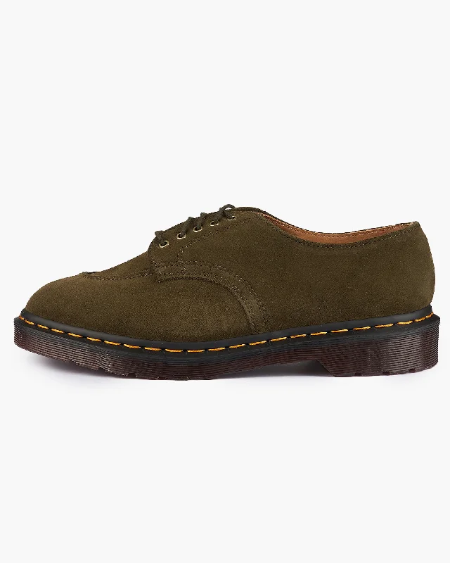 Dr Martens Archive 2046 Suede Shoes - Olive Repello Calf Suede