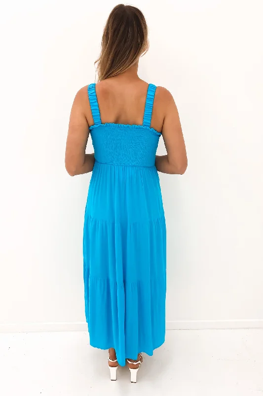 Ebony Midi Dress Blue