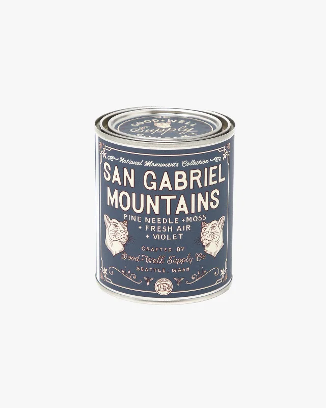 Good & Well Supply Co. National Monuments Soy Candle - San Gabriel Mountains