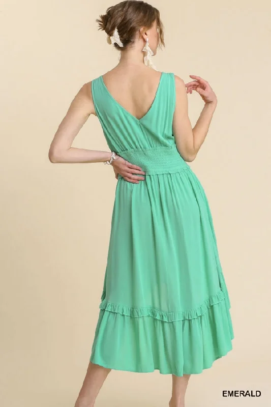 Green With Envy Hi-Low Sundress