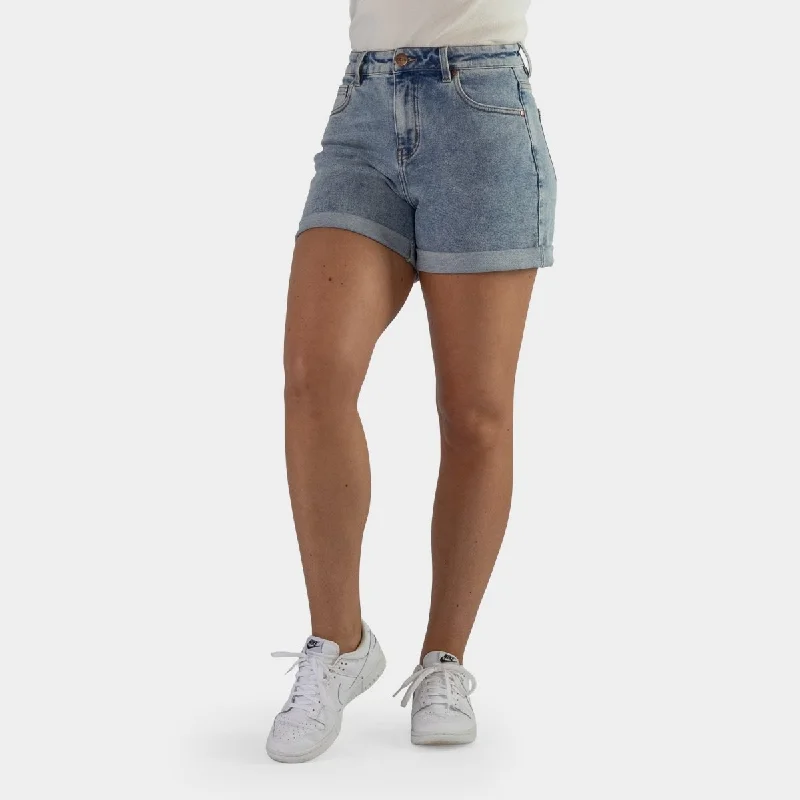 Impact Classic Jeans Shorts - Acid Wash Blue