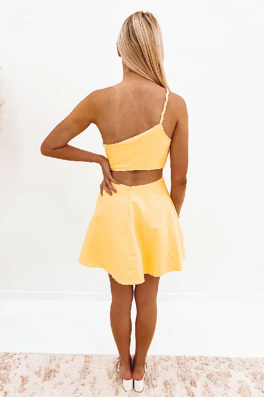 Jazlyn Mini Dress Yellow