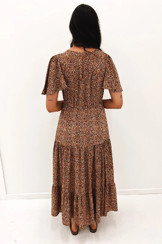 Livia Maxi Dress Leopard