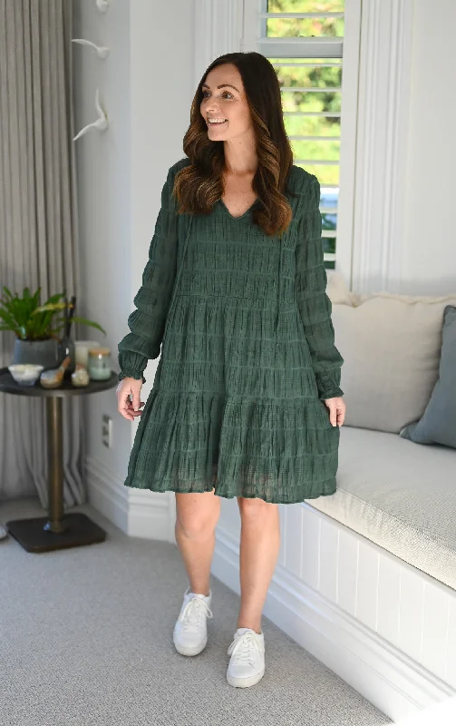 Lottie Dress - Olive