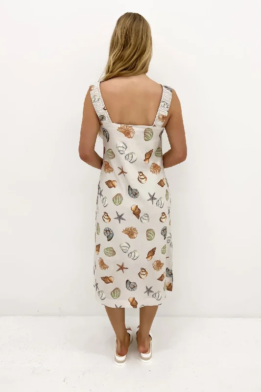 Madeira Midi Dress Madeira Print