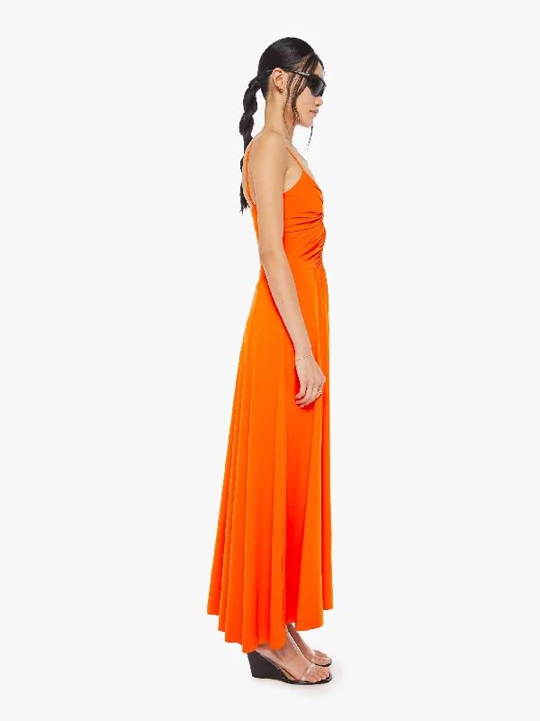 Maria Cher Francine Midi Dress - Orange