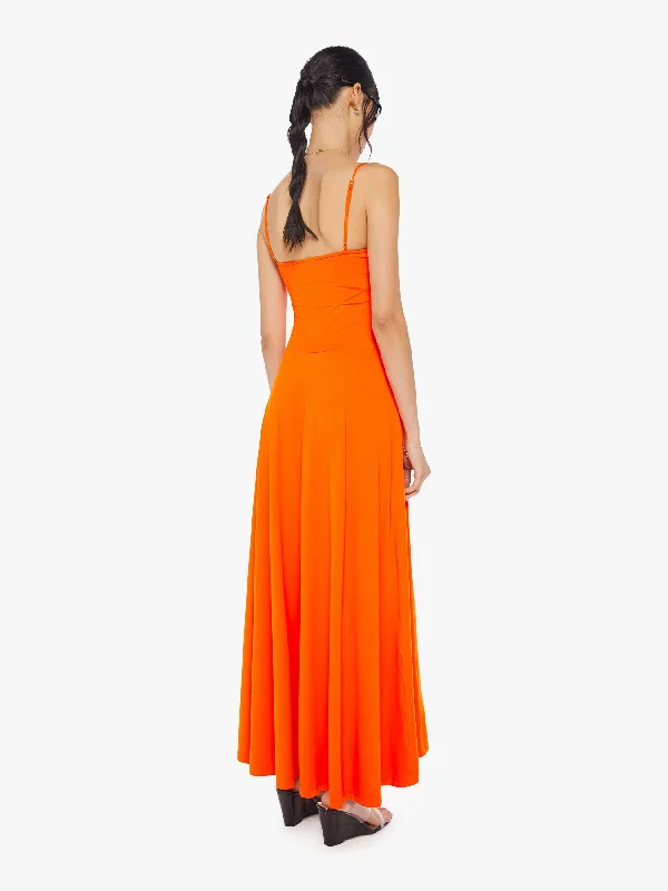 Maria Cher Francine Midi Dress - Orange