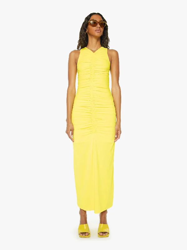 Maria Cher Mich Midi Dress - Yellow