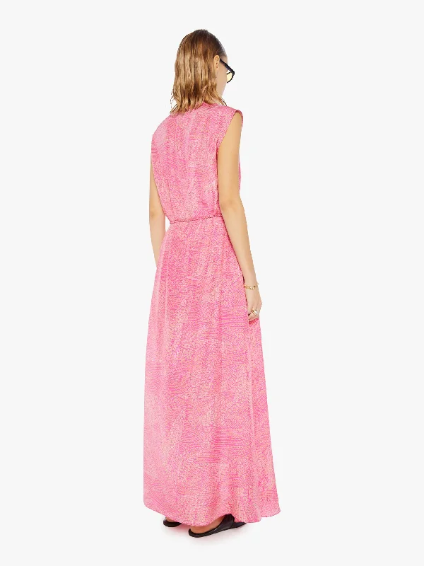 Maria Cher Williams Sleeveless Maxi Dress - Fuchsia Vibes