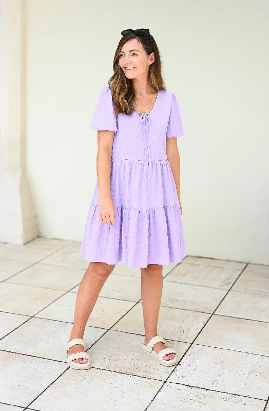 Mia Dress - Lilac