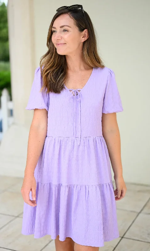 Mia Dress - Lilac