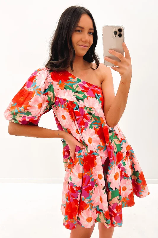 Miabella Mini Dress Floral Multi