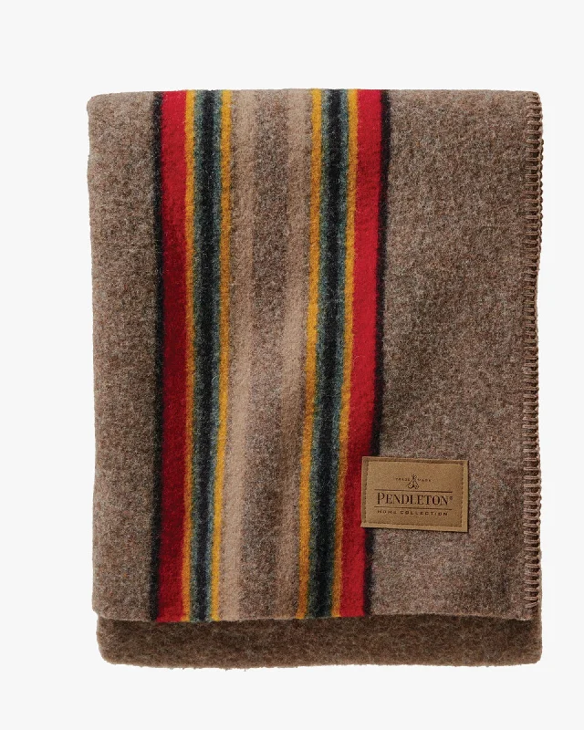 Pendleton Yakima Wool Camp Throw - Mineral Umber