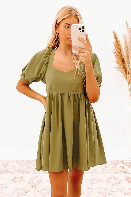 Stormi Mini Dress Khaki