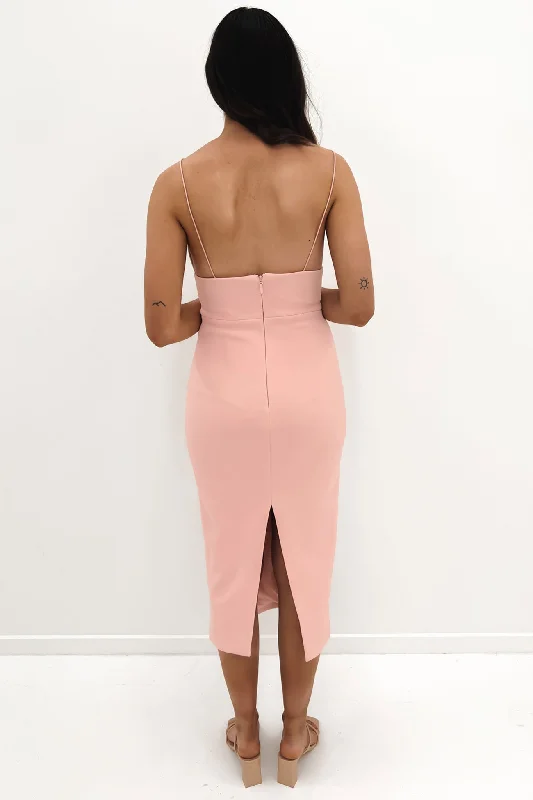 The Devoted Midi Dress Blush