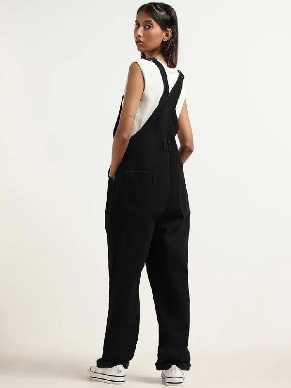 Nuon Black Denim Jumpsuit