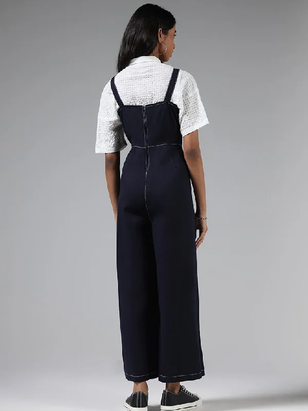 Nuon Blue Denim Jumpsuit