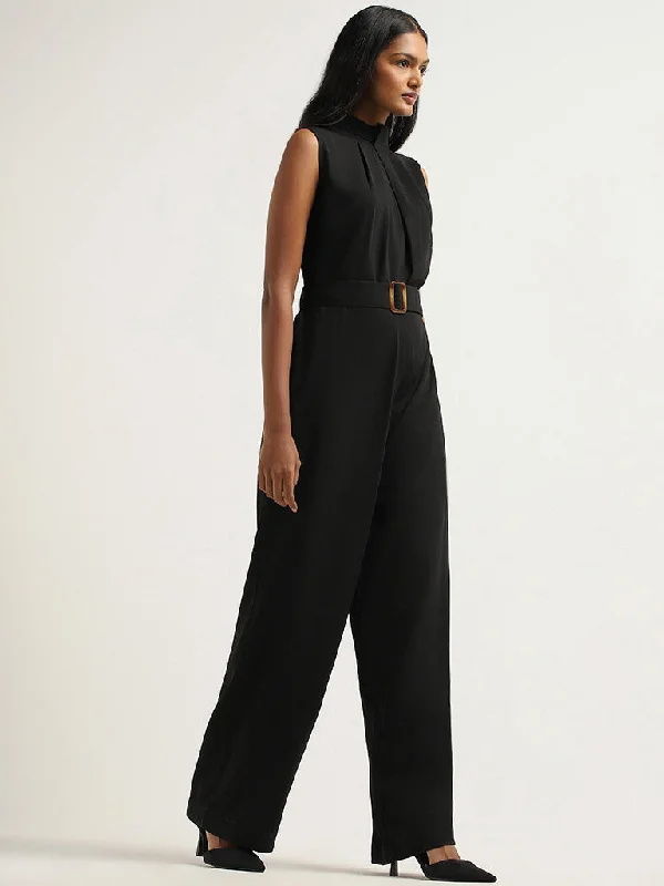 Wardrobe Black Jumpsuit with Belt