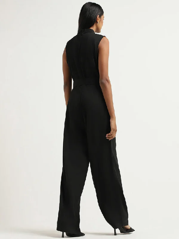 Wardrobe Black Jumpsuit with Belt