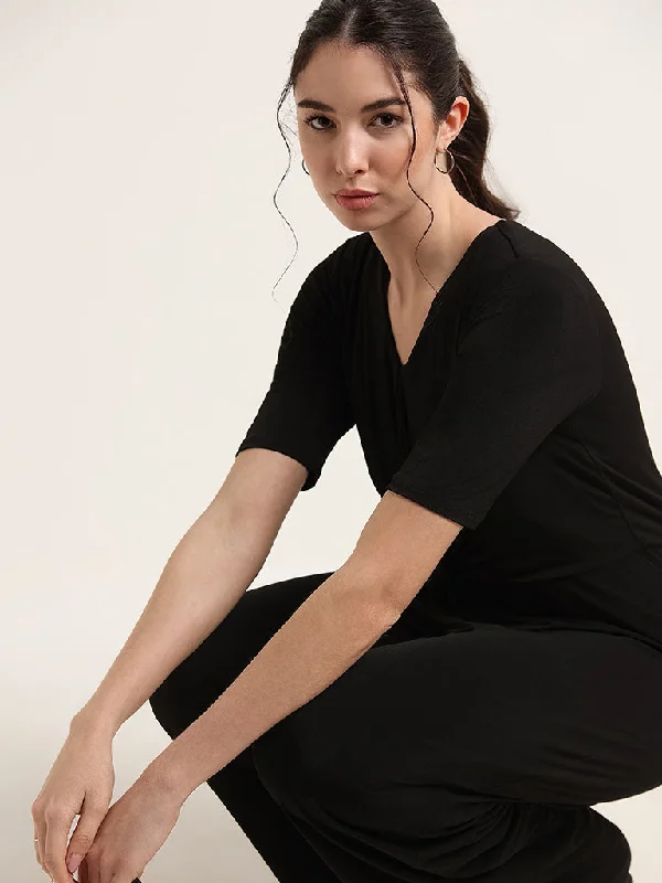 Wardrobe Black Knot-Style Jumpsuit