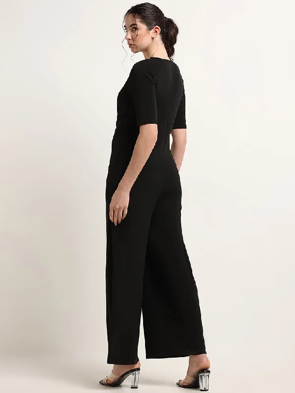 Wardrobe Black Knot-Style Jumpsuit