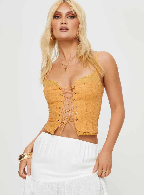 amitri-lace-up-top-orange