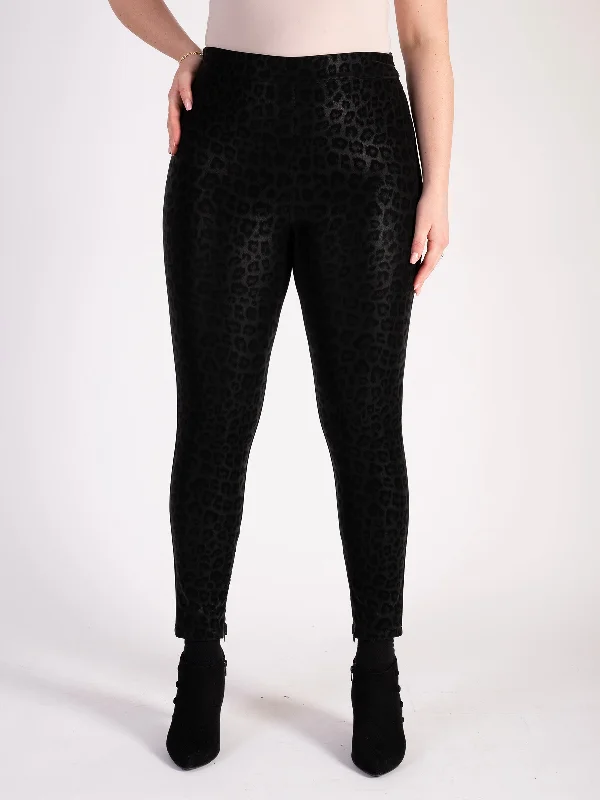 black-animal-textured-ponteroma-trousers